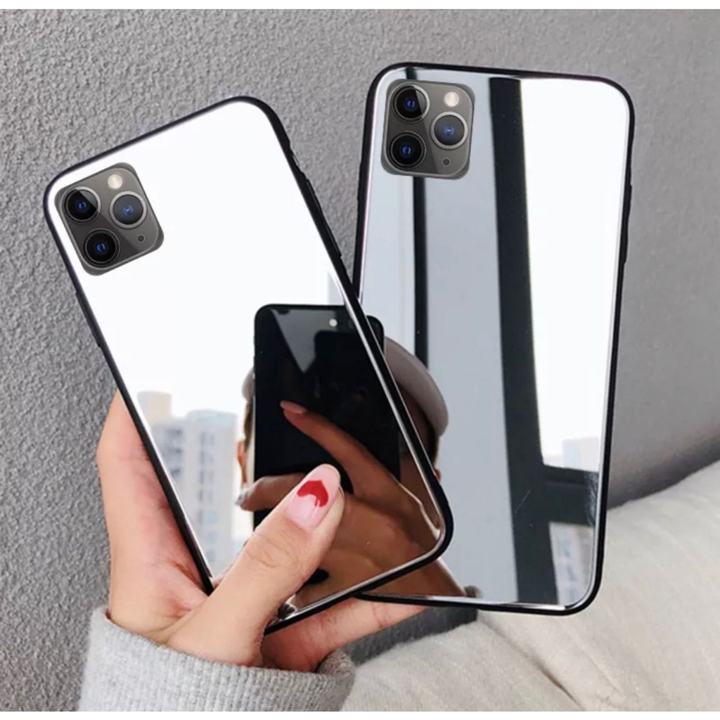 SOFTCASE TPU KACA REALME C55 NFC C35 C30 C21Y C25Y C20 C11 2021 C11 2020 CASE MIRROR - BD