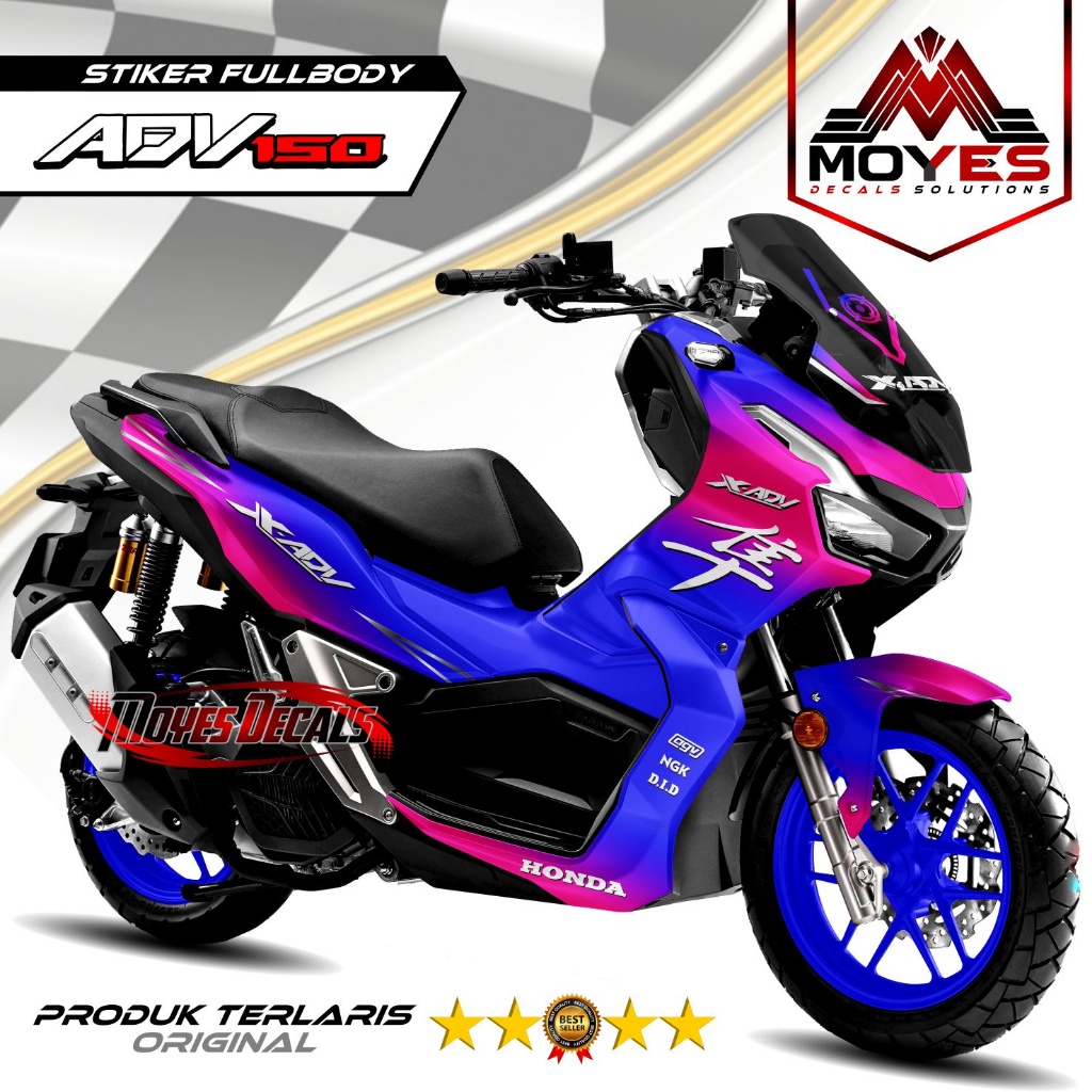 Decal ADV150 Fullbody Stiker ADV 150 Decal Stiker ADV 150 Motif Racing