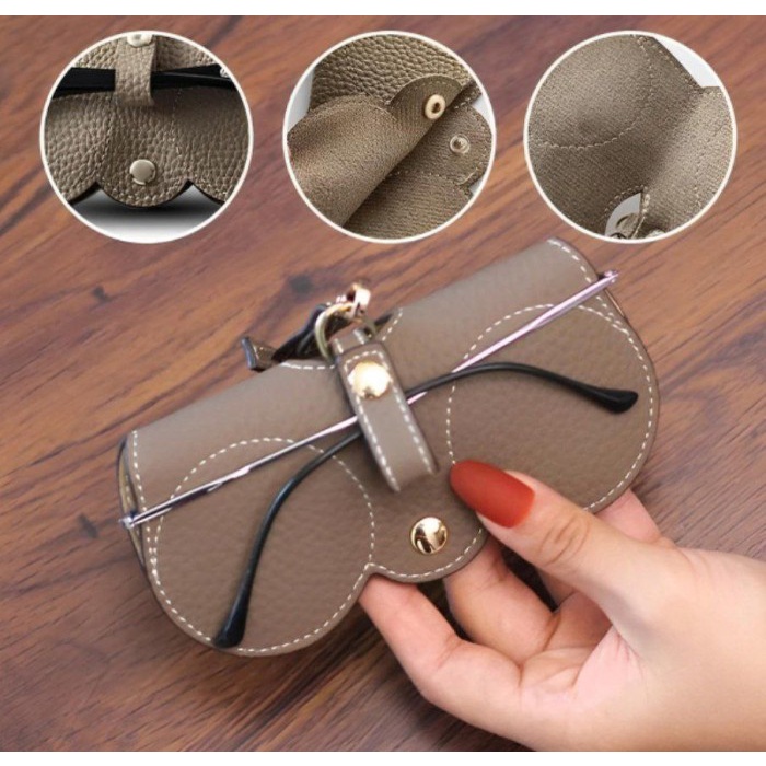 Fashion Leather Glasses Bags / SUNGLASSES BAG YM