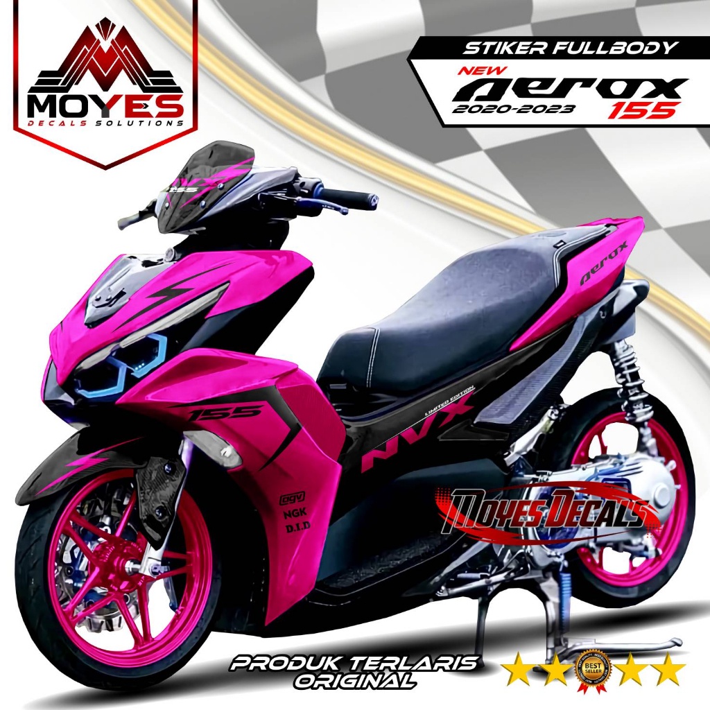 (COD) Decal Aerox 155 new Fullbody 2021 / Stiker Aerox new 155 Connected Keyless 2022 2023