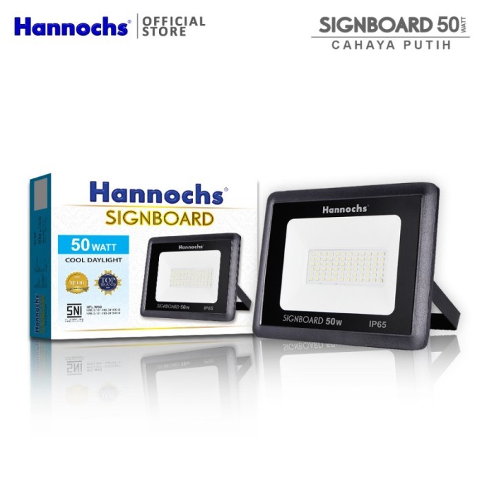 Lampu Sorot LED Hannochs Flood Light Signboard 50 watt CDL