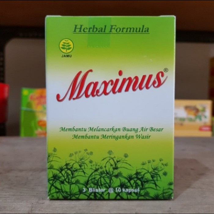 maximus dietary herbal 30 kapsul / melancarkan BAB