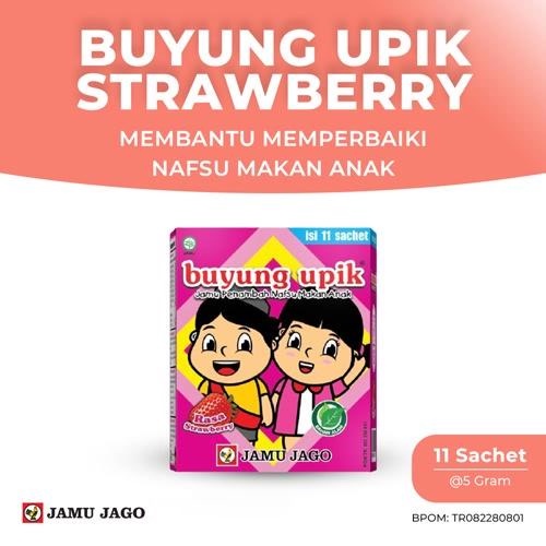 

Buyung Upik Strawberry Jamu Herbal Membantu Meningkatkan Nafsu Makan Anak