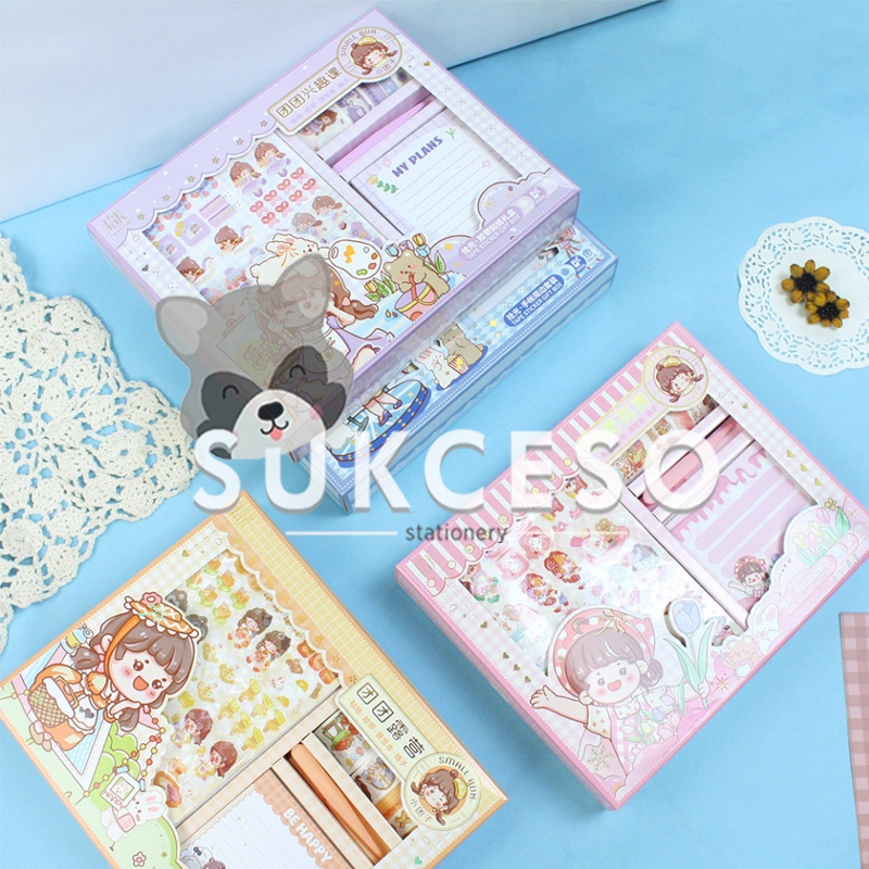 

Miss Bun Leisure Everyday Deluxe Gift Box Dekorasi Untuk Journalling