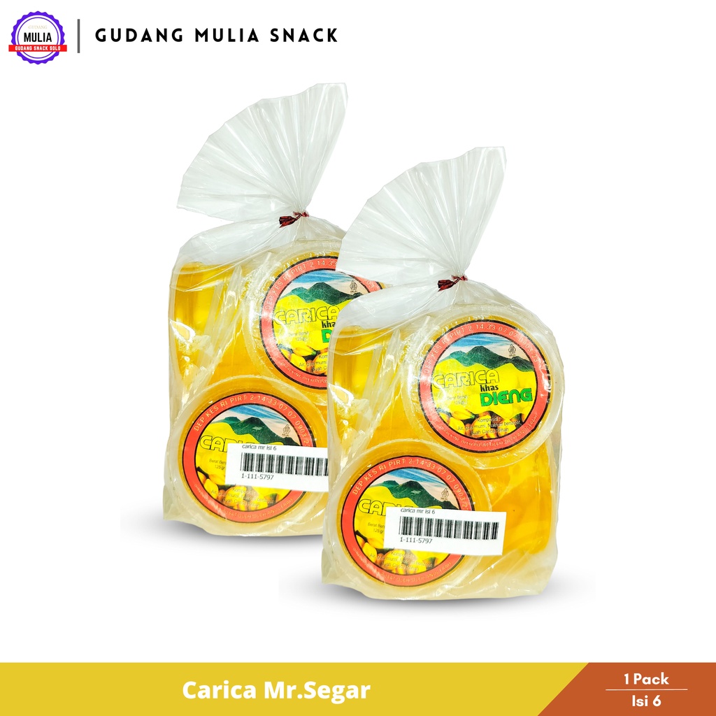 Carica Mr.Segar | Minuman Carica | Carica isi 6