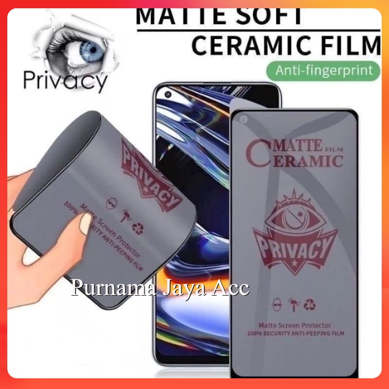 TEMPER GLASS PRIVACY SPY XIAOMI REDMI 3 / 3S / 3 PRO ANTI GORES CERAMIC MATTE