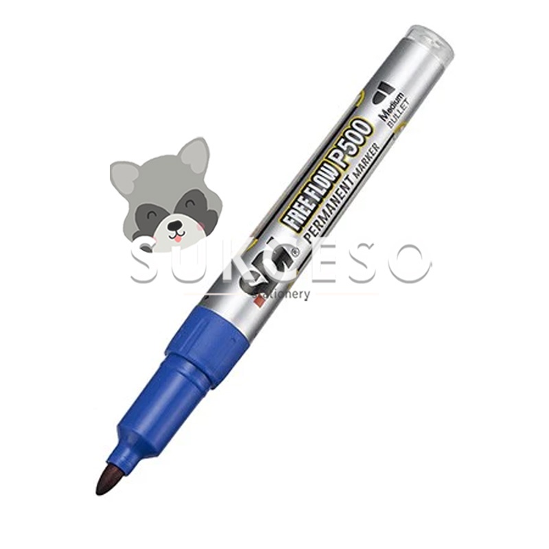 

SDI Spidol Permanent Marker P500-VP Biru + Isi Refill