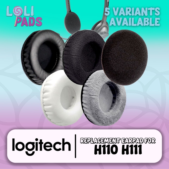Busa Bantalan Earpad Earcup Logitech H110 H111 Foam Premium Edition