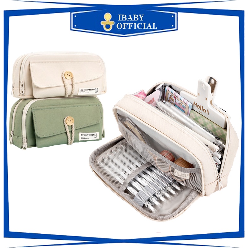 

ATH Pencil Cases Large Capacity Pencil Bag Pouch Holder Box for Girls Office Student Stationery
