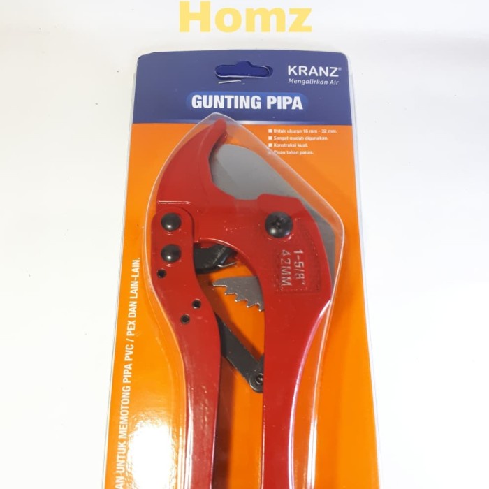 

Pex Cutter/Gunting Pipa Pex KRANZ/Pipe Cutter 16-32 mm / 5/8 - 1" inch AR27