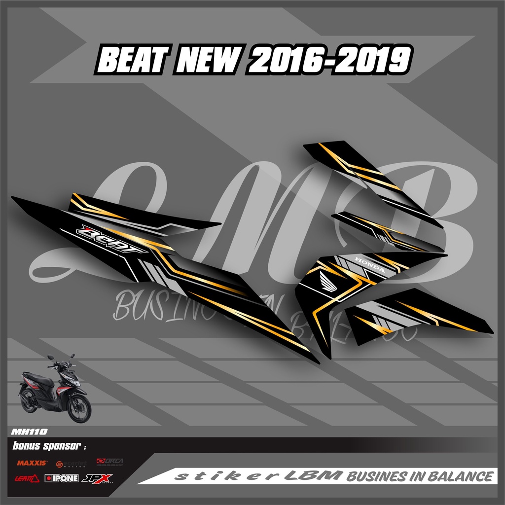 Sticker Striping BEAT ESP - Sticker Striping Variasi Motor BEAT ESP KEREN