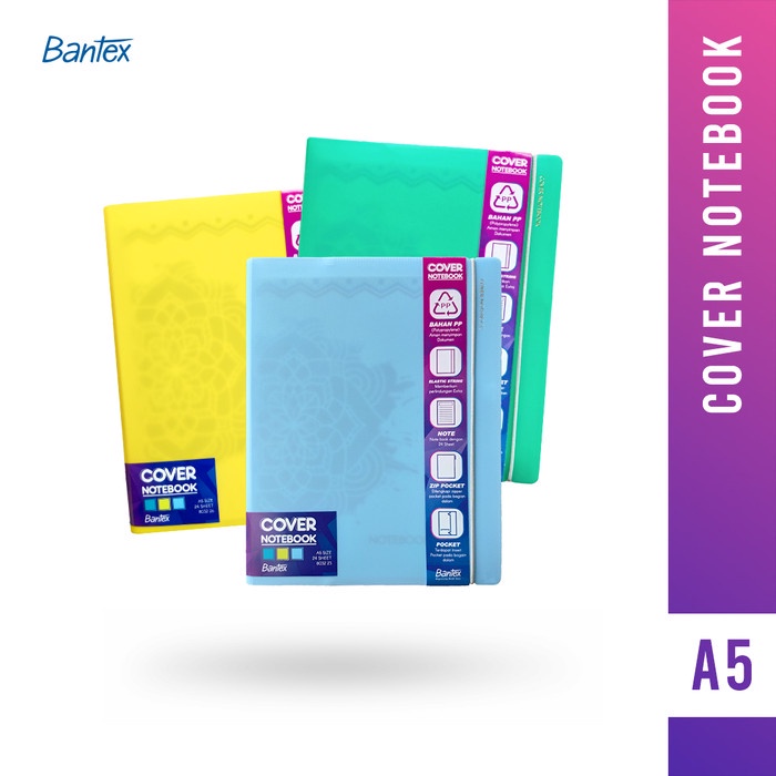 

[BMS Bekasi] Bantex Buku Catatan / Notebook Dengan Pengaman Tali 24 Lembar Ukuran A5 - 8032