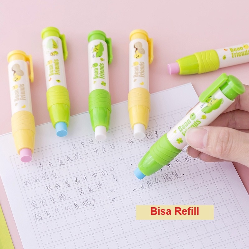 

OSM Penghapus Karet Pensil Bentuk Pena Cetek Mekanik Ada Refill OSM-ST0459