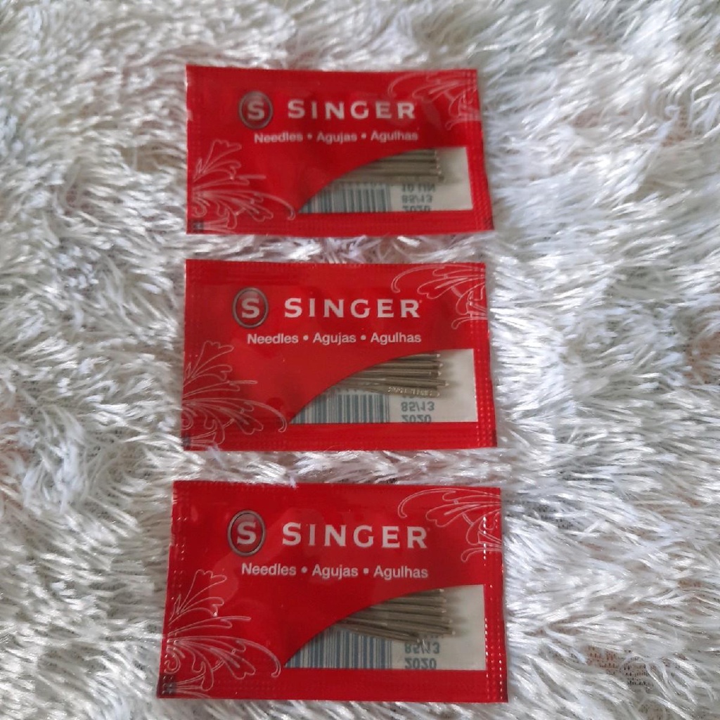 Jarum mesin jahit merk SINGER untuk mesin jahit hitam klasik buttetfly singer