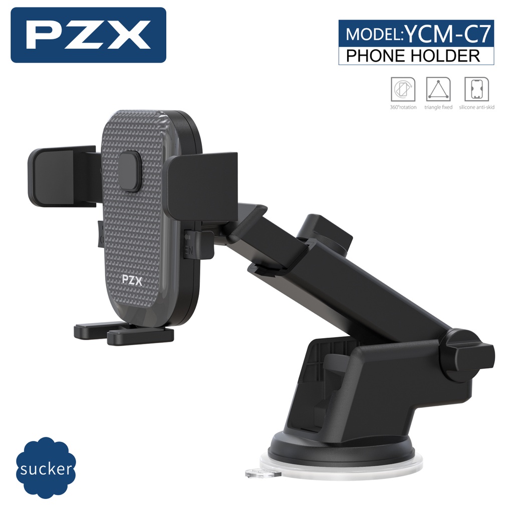 Car Holder Hp Mobil Telescopic PZX CYM-C7 -  Holder untuk Dashboard Mobil