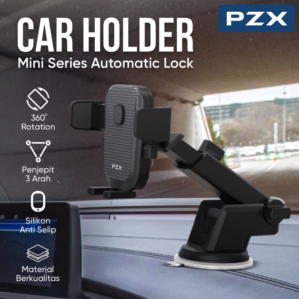 Car Holder Hp Mobil Telescopic PZX CYM-C7 -  Holder untuk Dashboard Mobil