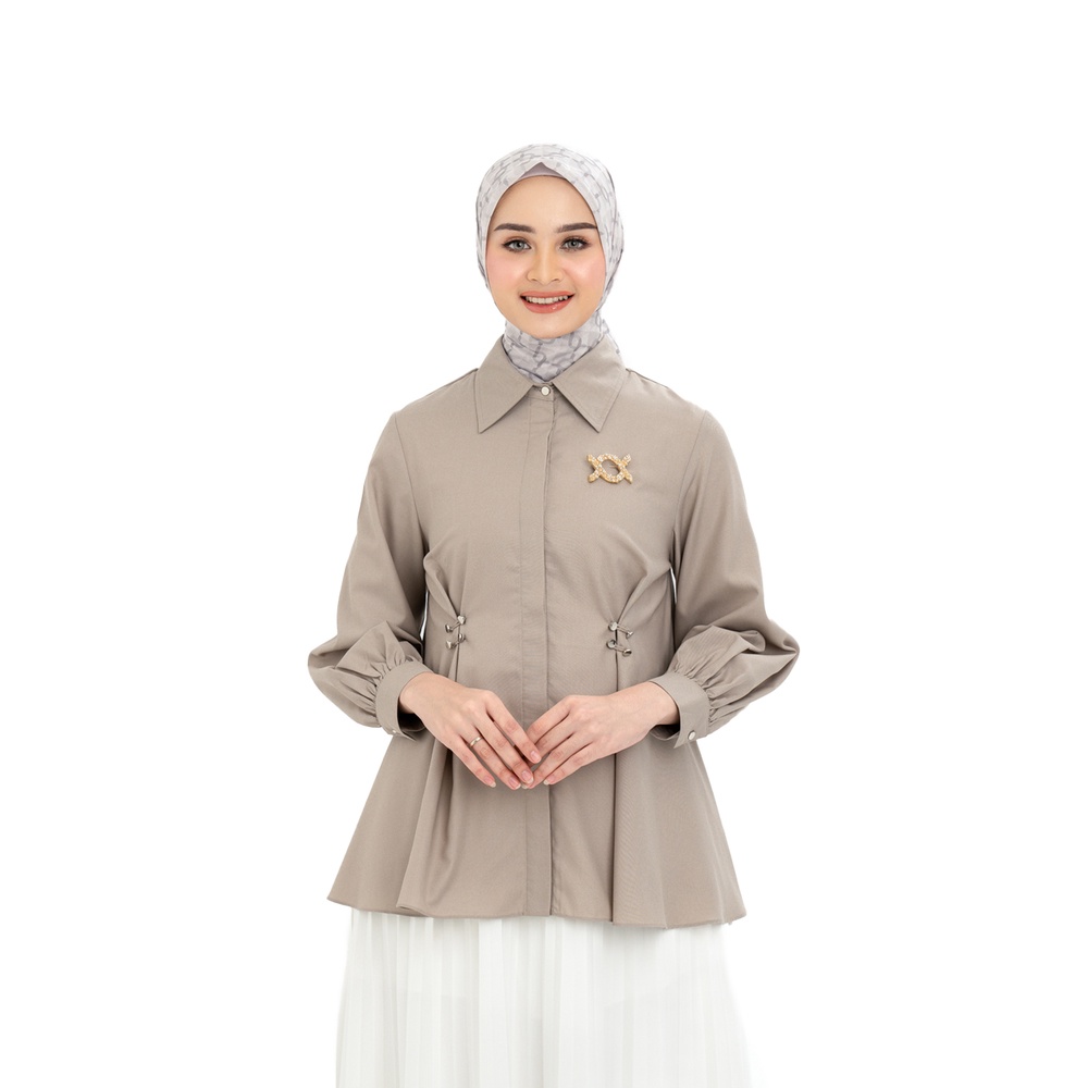Klamby - Camille Shirt Shaker Beige