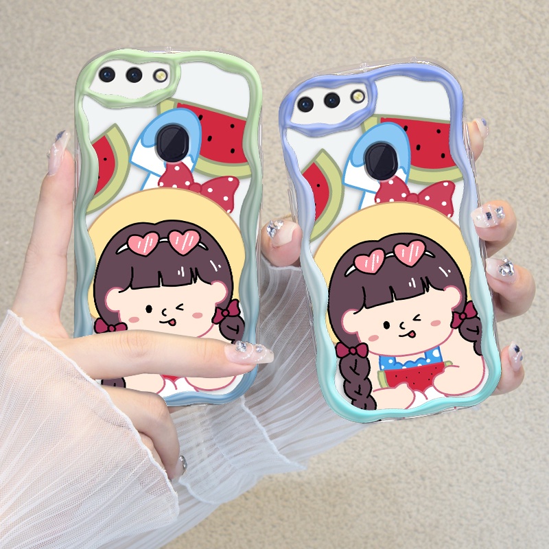 POPCASE For Oppo Soft Case For Oppo R15 Fashion Casing Hp Gadis Jalinan Lucu All-inclusive Case rema