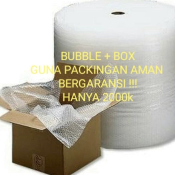 

EXTRA PLASTIK BUBBLE WRAP PACKING TAMBAHAN BUNGKUS ANTI PECAH DUS BOX