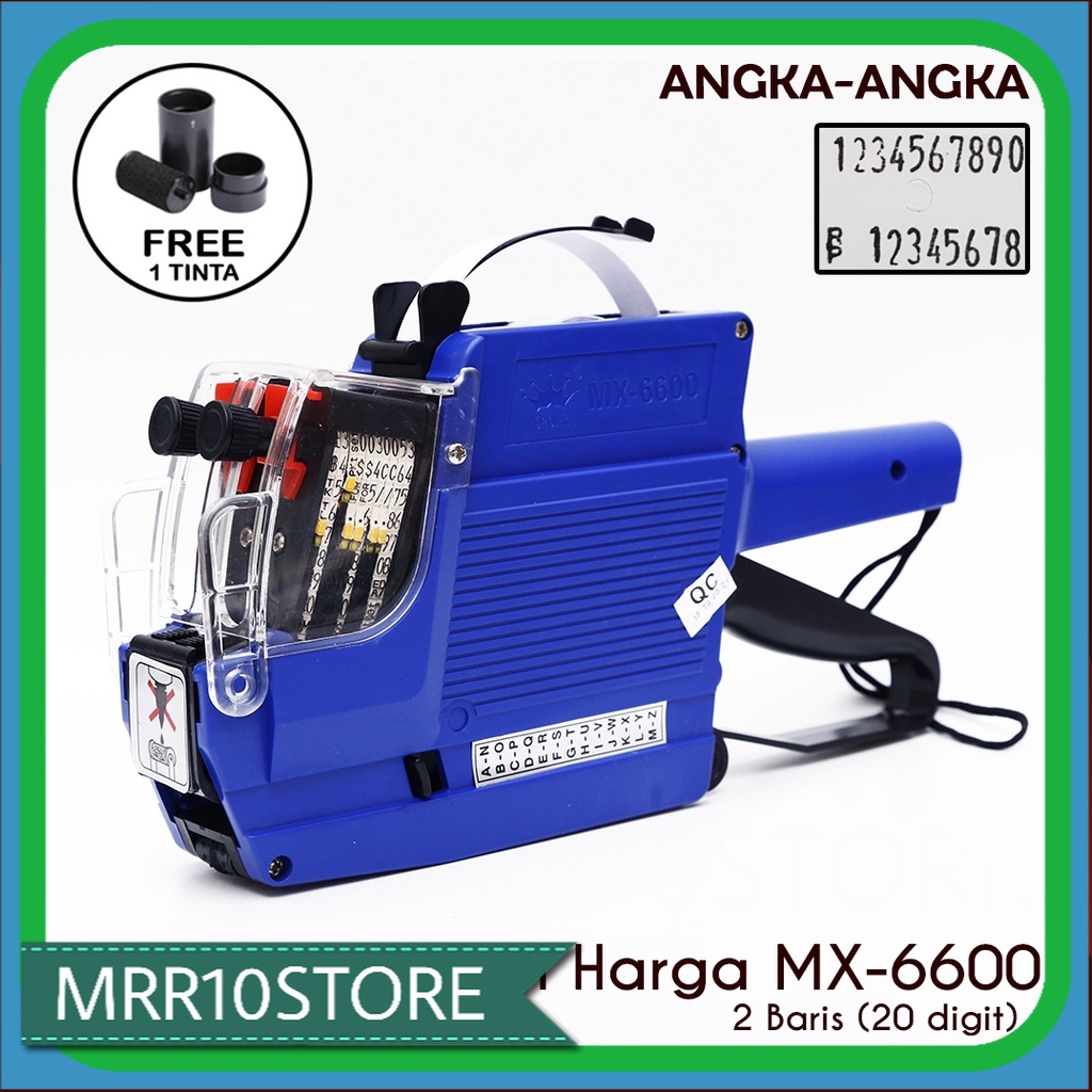 

Alat Label Harga 2 Baris ANGKA-ANGKA tipe MX 6600