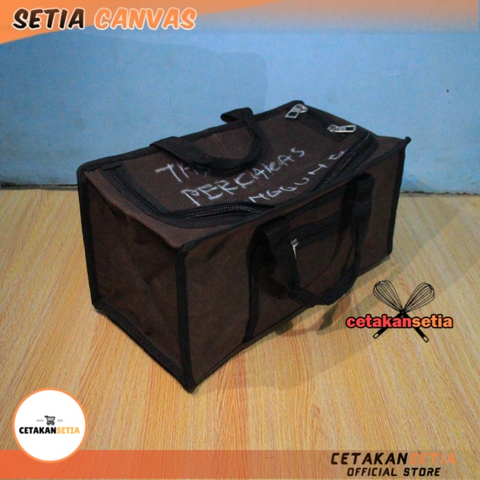 Tas Perkakas Canvas TANGGUNG 40x21x21 | Tas Kanvas Bima- SETIA CANVAS
