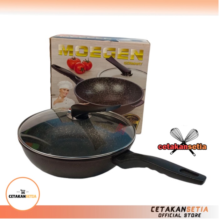 WOK PAN MOEGEN GERMANY MARBLE COATING 30 CM