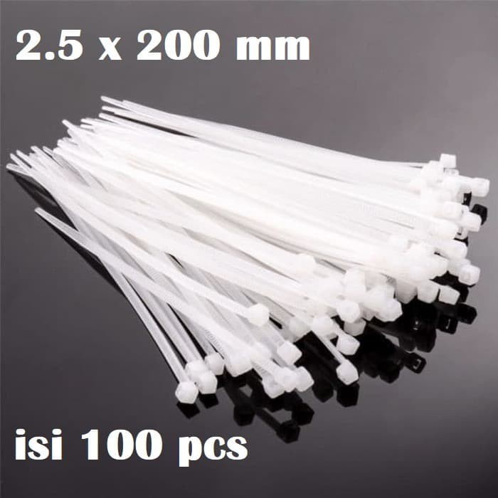 Kabel  ties Kabel tis Cable tie Klip 100 150 200 300 isi 100