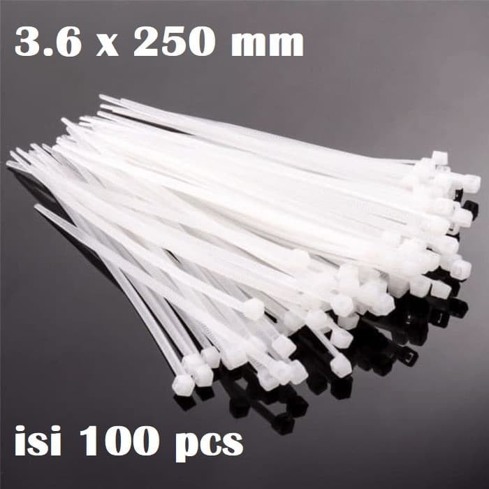 Kabel  ties Kabel tis Cable tie Klip 100 150 200 300 isi 100