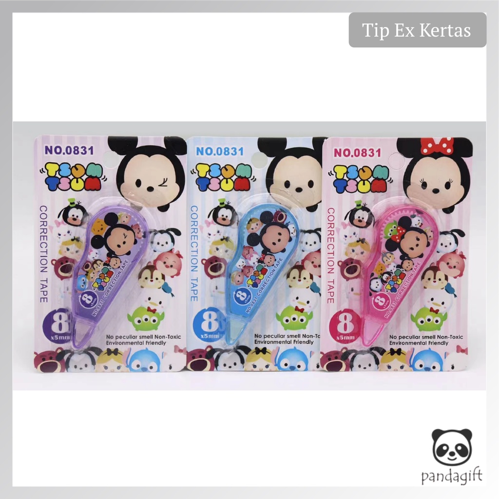 

TIPEX ROLL/correction tape/tip-ex kertas/tipe-x karakter lucu kecil Motif Banyak - GG0270