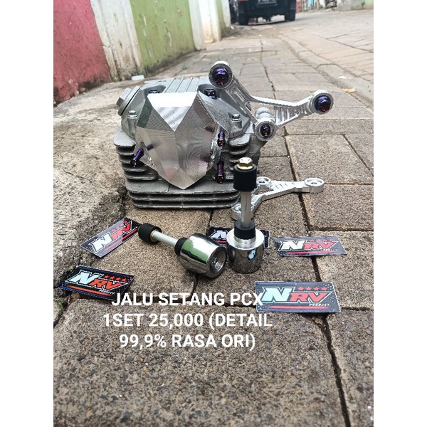 Jalu setang PCX Besi Kiri Kanan 1set model ORI balancer setang PCX Jalu setang setir PCX Jalu setang
