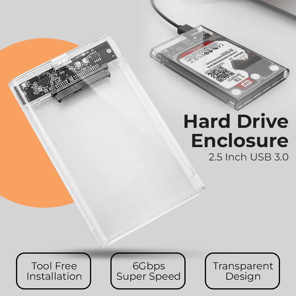 Case Casing Cover Tempat Hdd Exsternal External 2.5 Usb 3.0