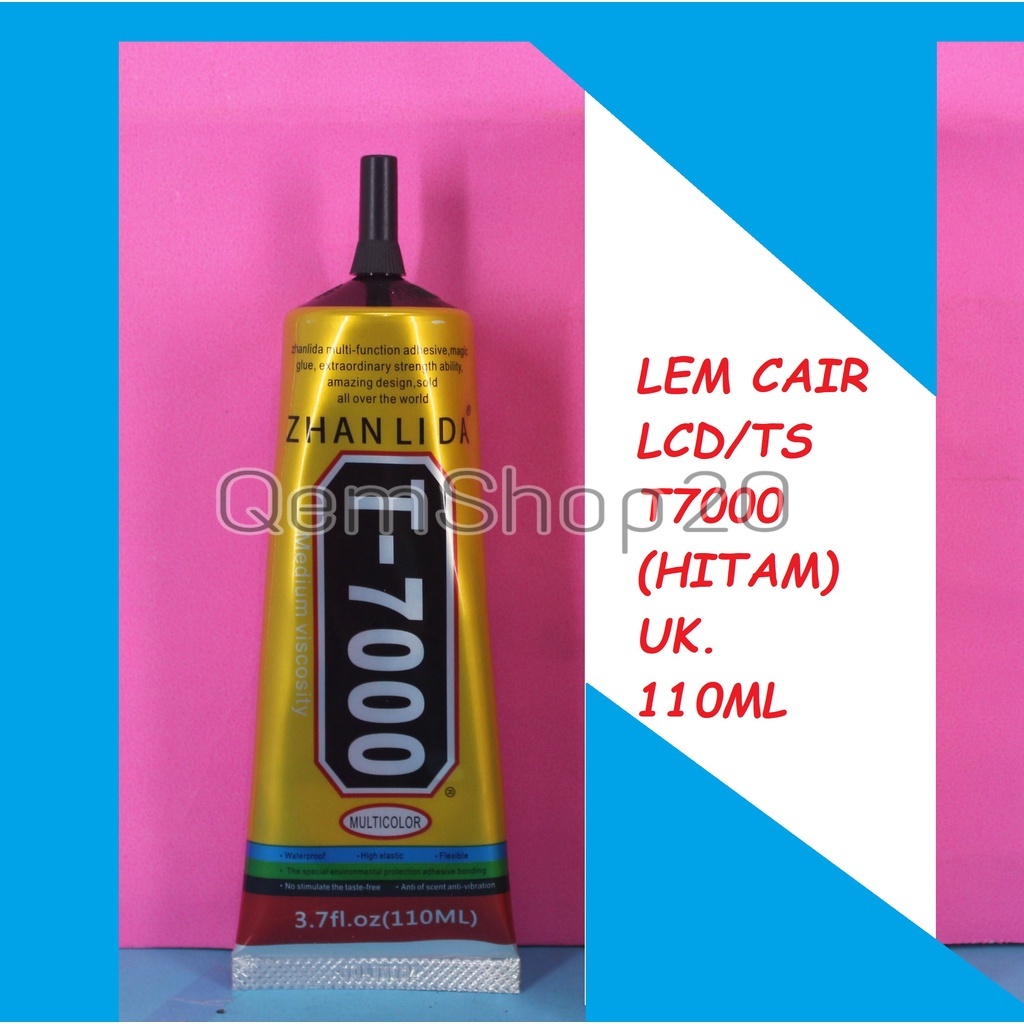 LEM TS_ SUPER T7000 110ML HITAM BESAR Ori