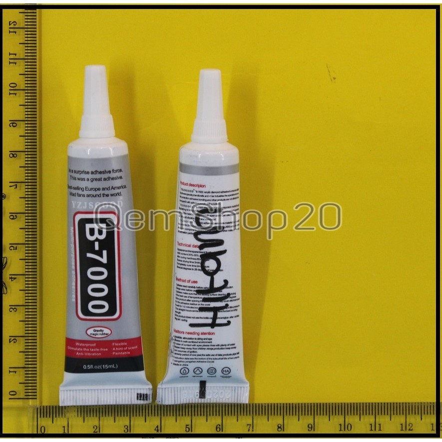 

LEM TS_ SUPER B7000 15ML HITAM KECIL Ori