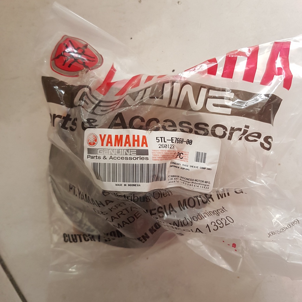 PULLEY 5TL MIO COWOK SECONDARY FIXED 5TL-E7660-00 ORIGINAL YAMAHA