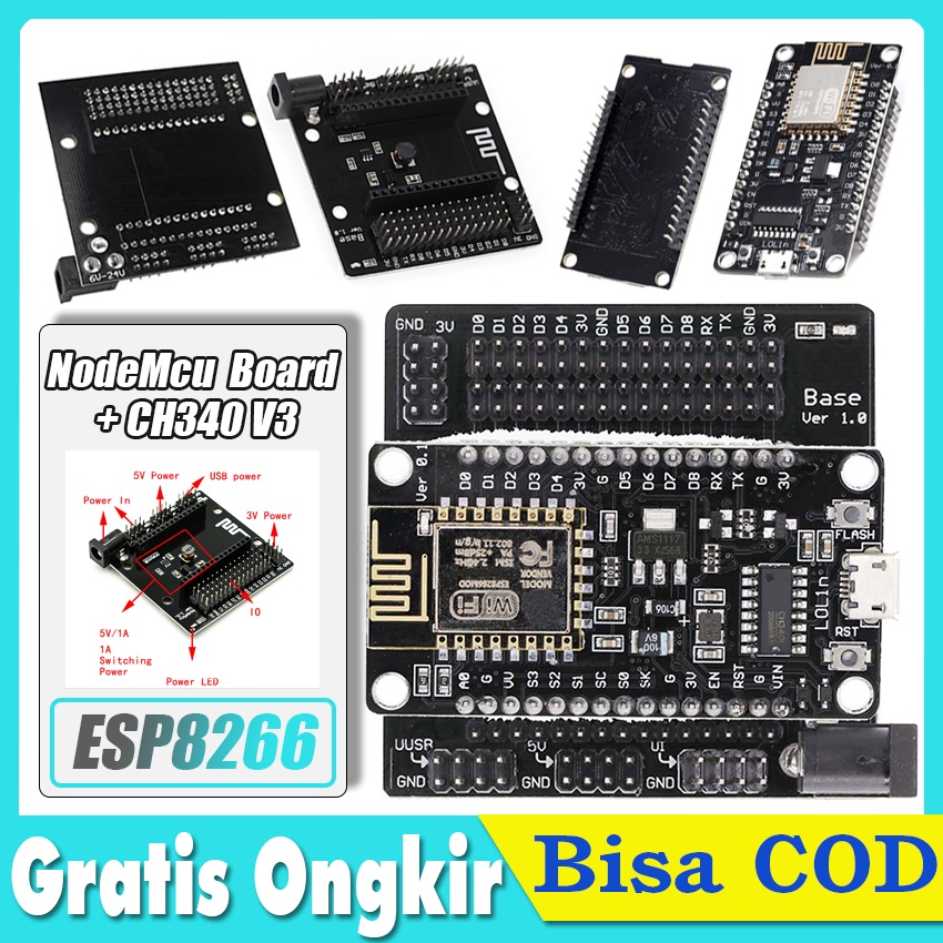 Esp32 Esp-32 Doit Base Plate Extension Wifi Bluetooth Iot Development Board With Expansion I O Base 