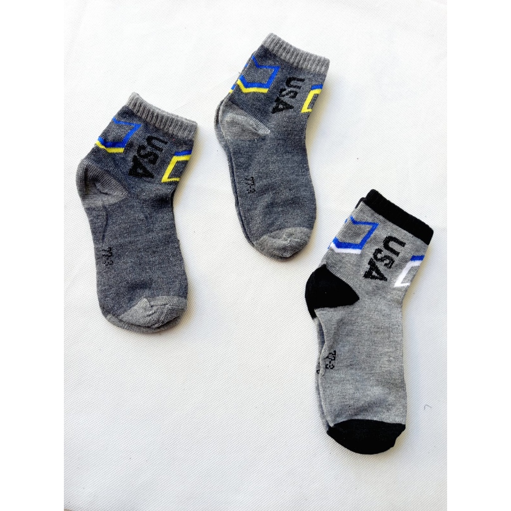 Kaos Kaki Anak Balita Laki Laki Set Isi 3 Pasang MURAH