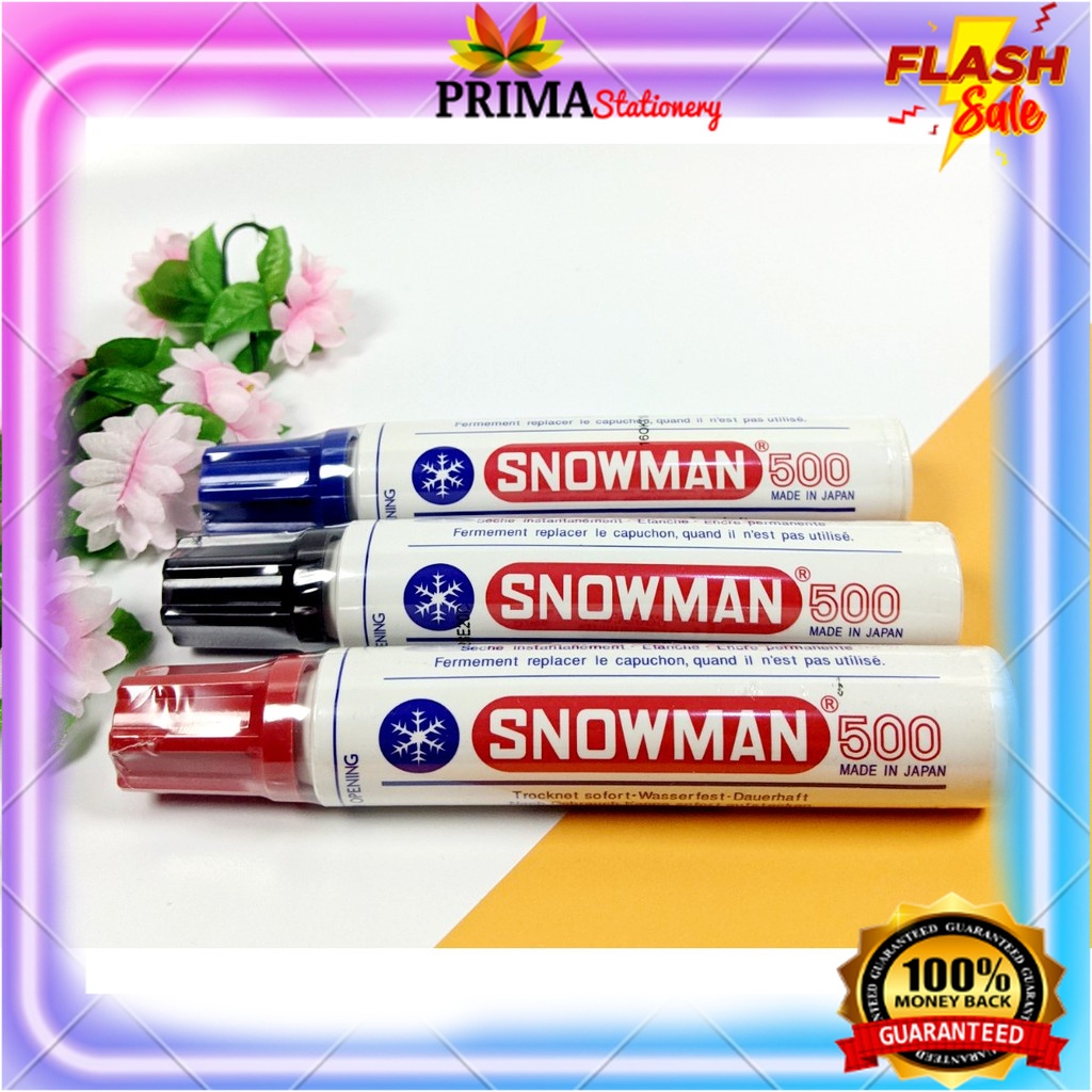 

Spidol SNOWMAN Marker Permanen JUMBO 500