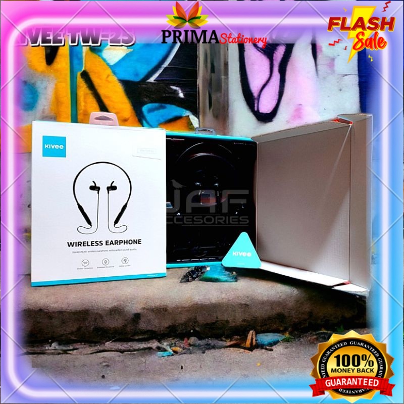 HEADSET BLUETOOTH WIRELESS KIVEE TW-25 TW-33