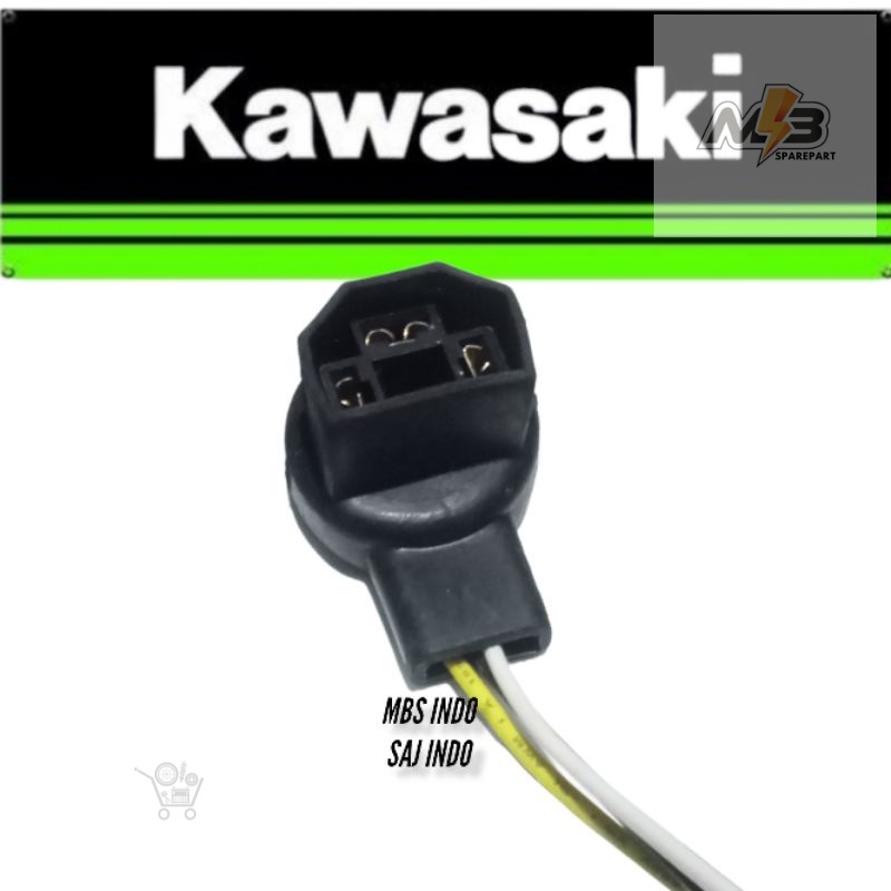 Kabel soket lampu depan H4 KAWASAKI NINJA RR NINJA R NINJA 250 KARBU