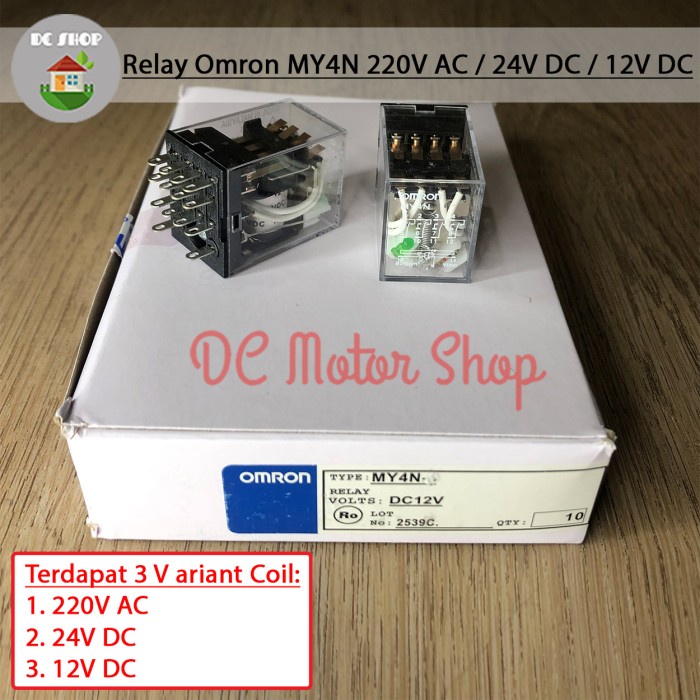 Banana Sport Relay My4N 12V /24V Dc / 220V Ac / 48V Dc Relay 4 Out 12Vdc 24Vdc 220Vac 48Vdc