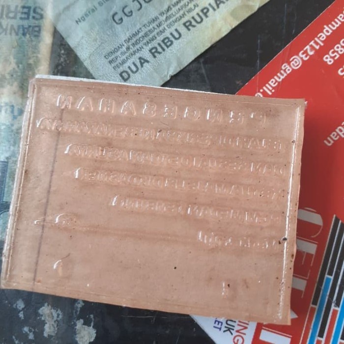 Stempel kayu jumbo 10cm