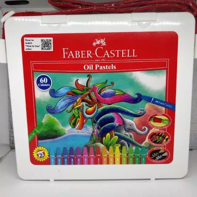 

Crayon Hexagonal Oil Faber Castell 60 warna - mudah dibersihkan,tidak