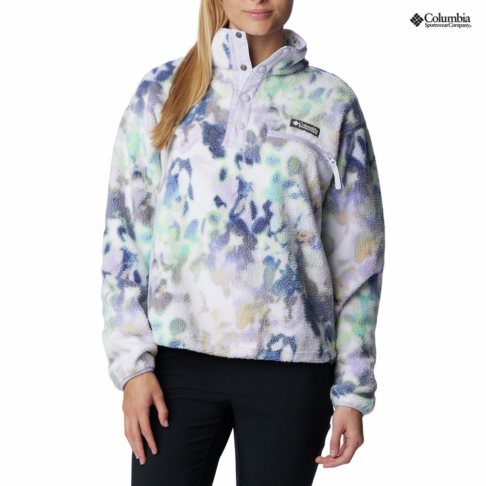 Columbia Women's Helvetia Crop Half Snap Fleece Jacket