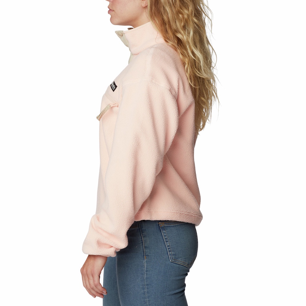 Columbia Women's Helvetia Crop Half Snap Fleece Jacket