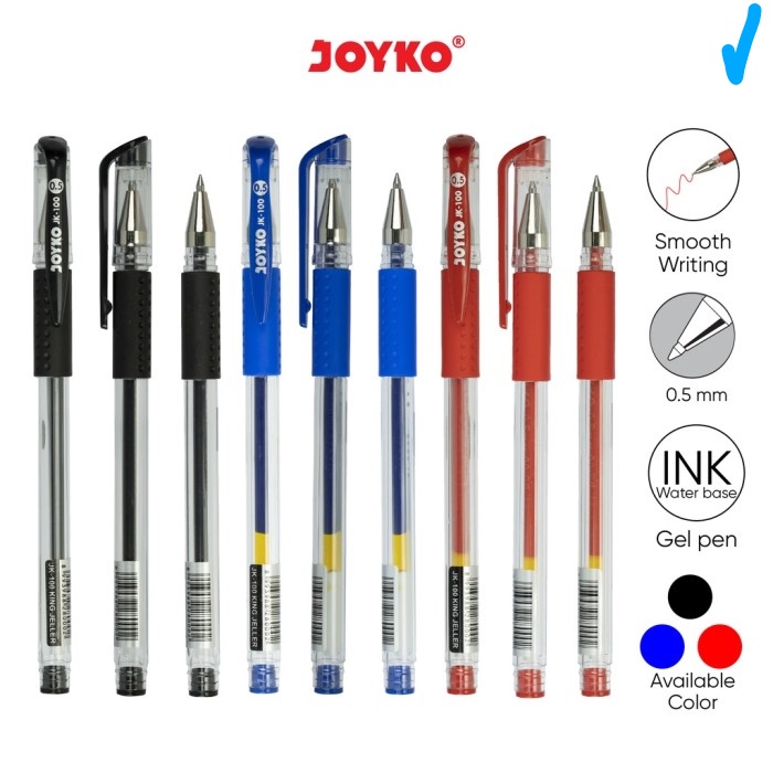 

1LUSIN pulpen gel pen pena jel JK100NT -