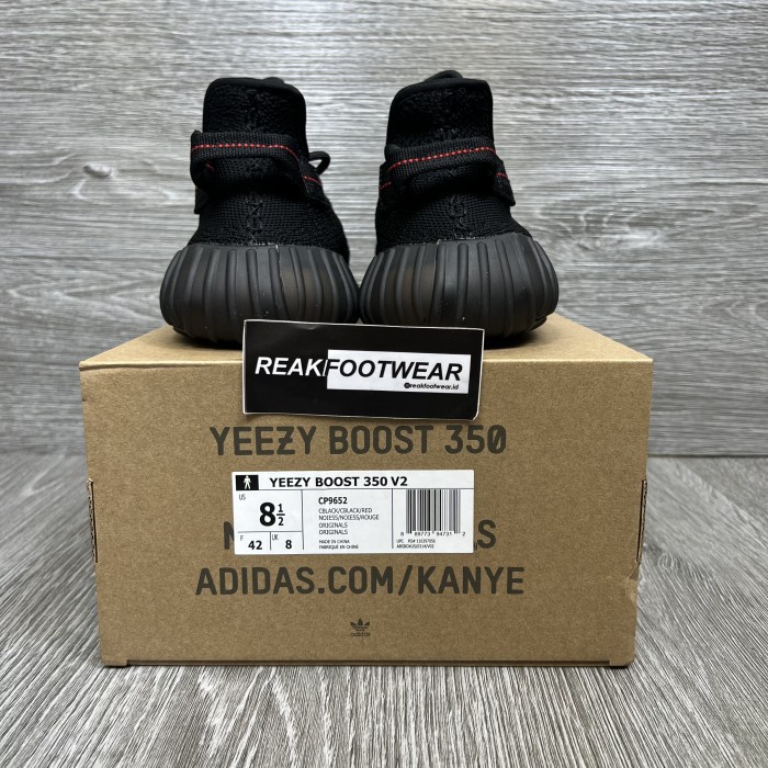 Yeezy Boost 350 V2 Black Red Bred CP9652 BNIB REALBOOST BSAF - 40
