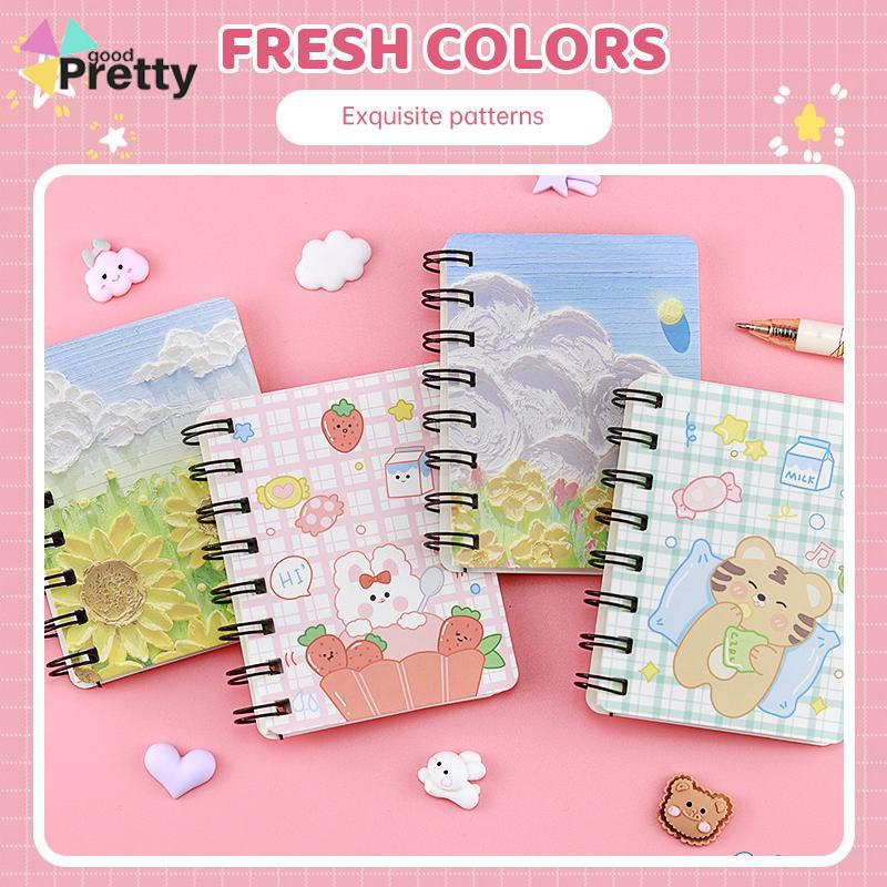 

Notebook Kartun Coil Lukisan Minyak Hewan Notebook Mini Siswa Alat Tulis - PD