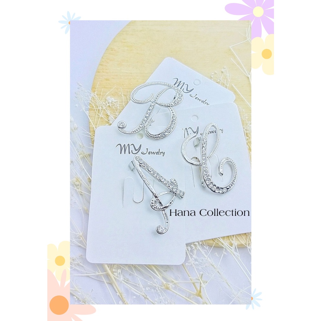 (HANA) Bros Huruf Jumbo Silver A-Z