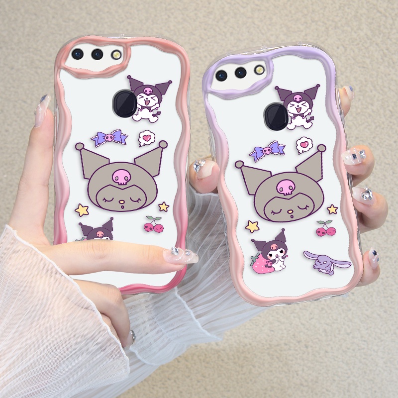 POPCASE For Oppo Casing Hp For Oppo R15 Soft Case Hp Kurumi yang cantik Wavy Curved Edge Silikon Ces