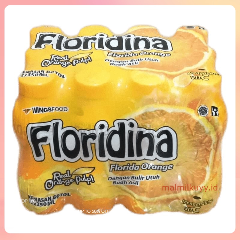 

FLORIDINA KARTON ISI 12 x 350ml REAL ORANGE PULP BULIR BUAH ASLI JERUK COCO BITZ WINGSFOOD BOTOL 350 ml VITAMIN C MINUMAN RINGAN SEGAR VIT GROSIR MURAH CEMILAN ANAK SEHAT